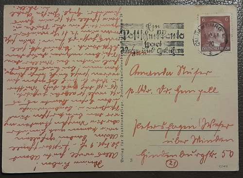 WWII German Postcard