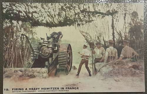 WWI British Postcard RFA