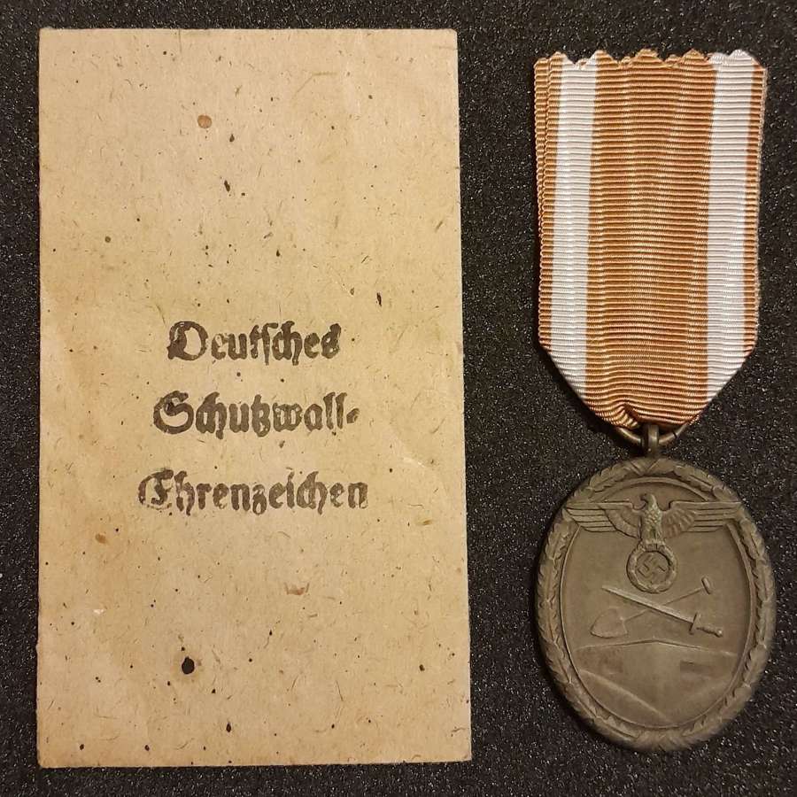 West Wall Medal and Packet