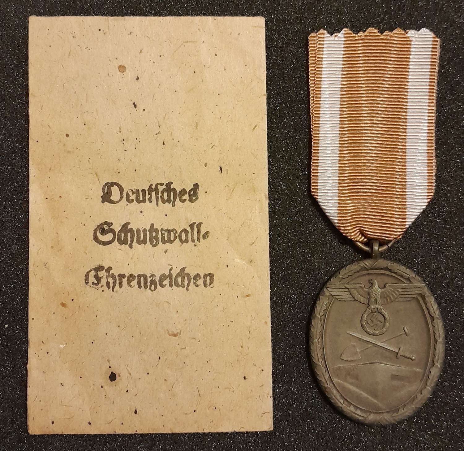 West Wall Medal and Packet
