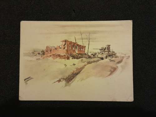WWII German Panzer Postcard