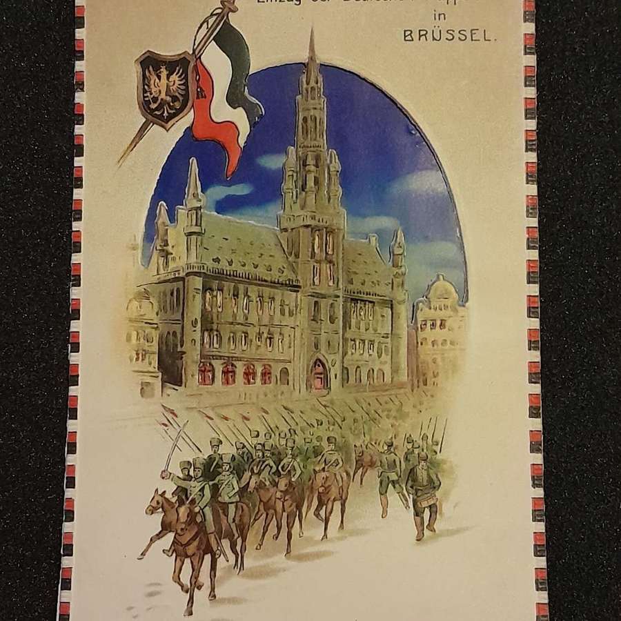 Early War Embosed Postcard