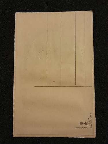Early War Embosed Postcard
