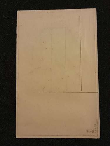 Early War Embosed Postcard