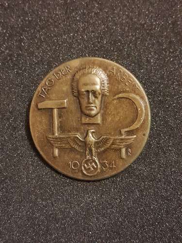 Tag Der Arbeit 1934 Day Badge