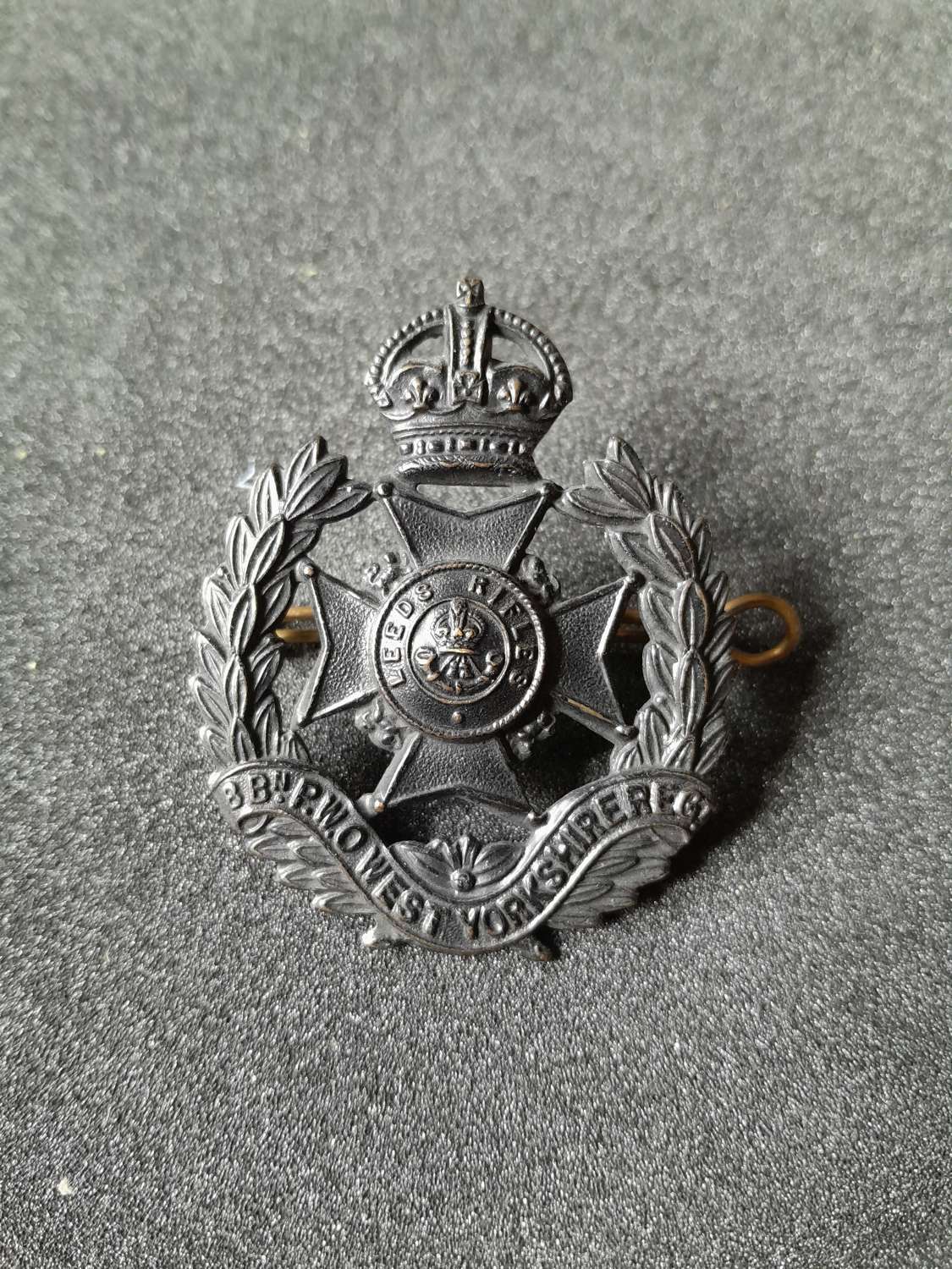 8th Battalion (Prince of Wales Own) West Yorkshire Regiment Cap Badge