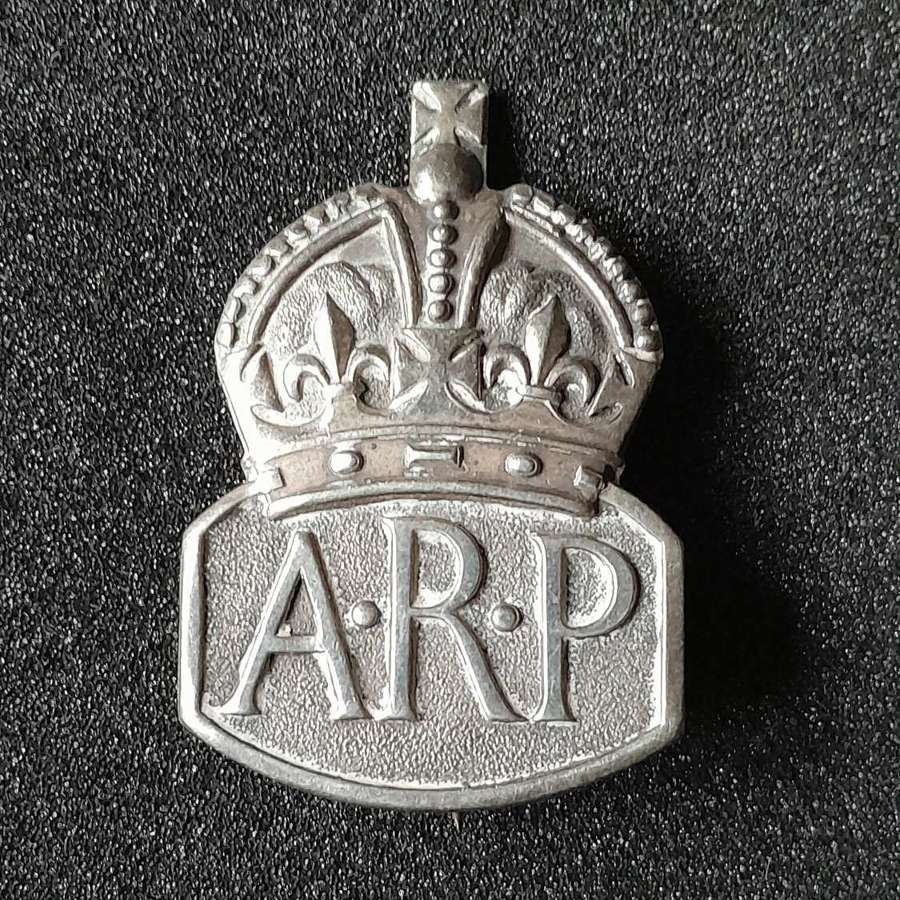 Hallmarked Silver ARP Badge