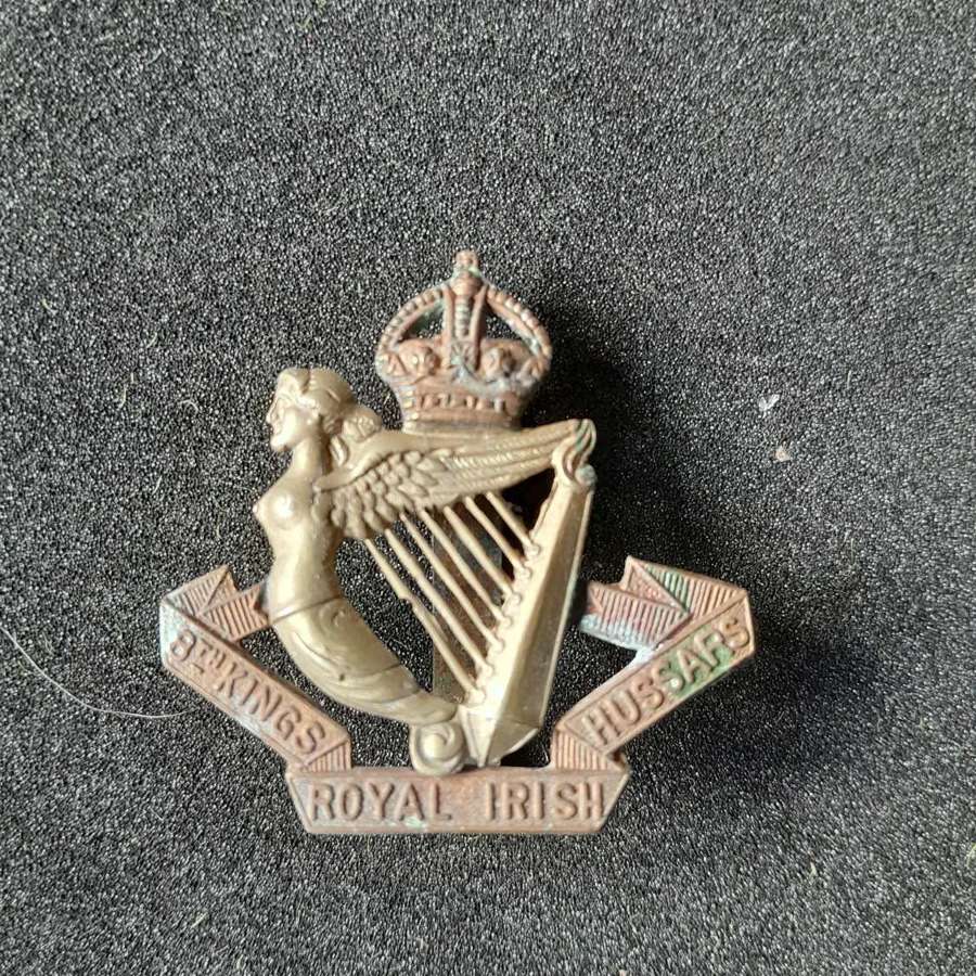 8th Kings Royal Irish Hussars Cap Badge