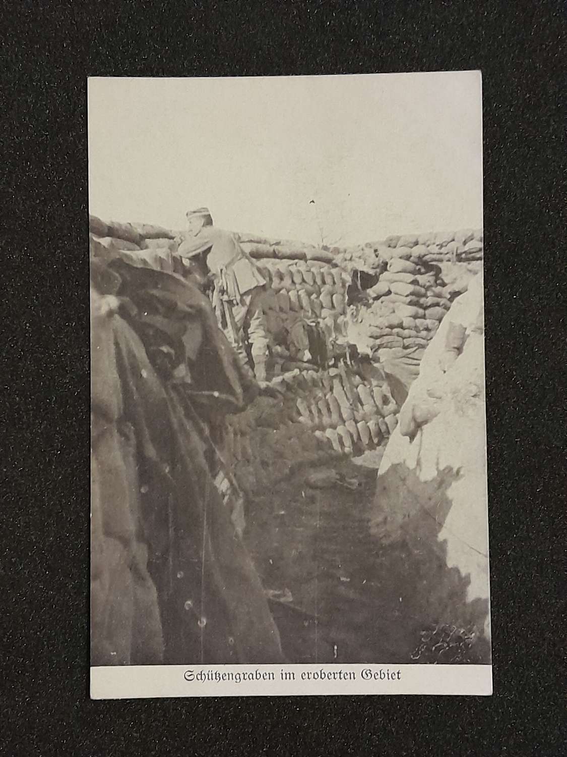 German Soldier in a trench