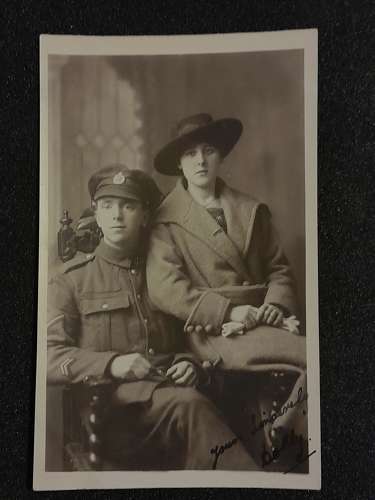 Photo Postcard of Soldier