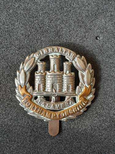 Northamptonshire Regiment Cap Badge