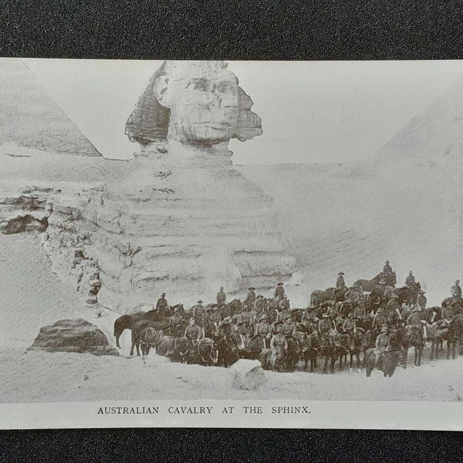 Australian Cavalry at the Sphinx