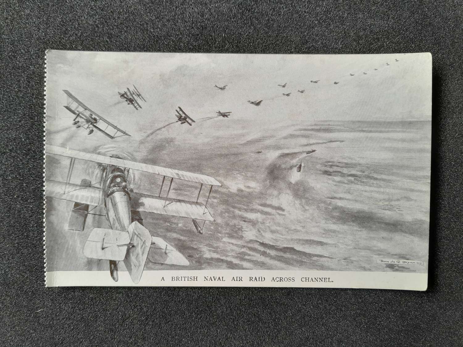 British Naval Air Raid Across Channel
