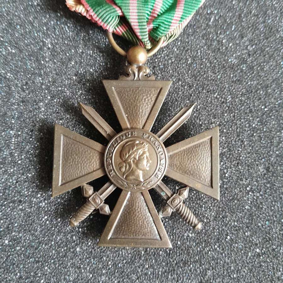 French Croix de Guerre 1914 - 1918