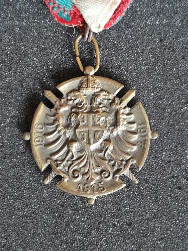 Serbian Commemorative Medal For the Great War 1914 - 1918