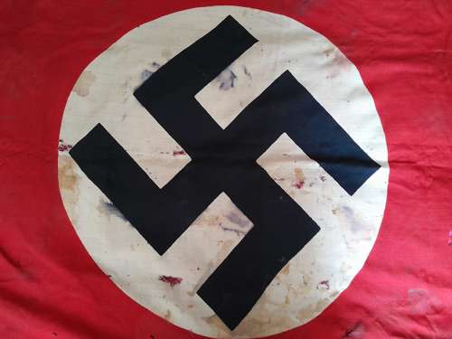 Large Nazi Party Flag
