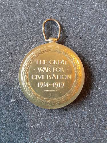 Victory Medal K-14323 H Williams STO 1 R.N