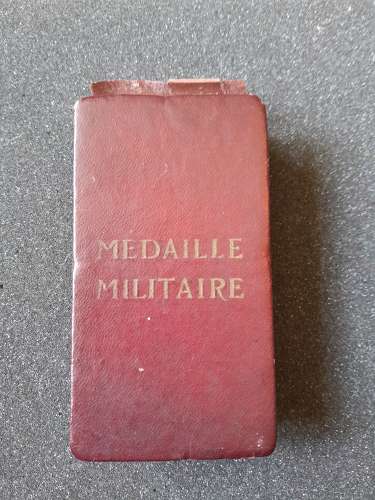 Cased World War One Period French Third Republic Medaille Militaire