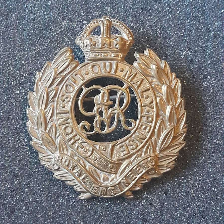 World War One Royal Engineers Sweetheart Badge