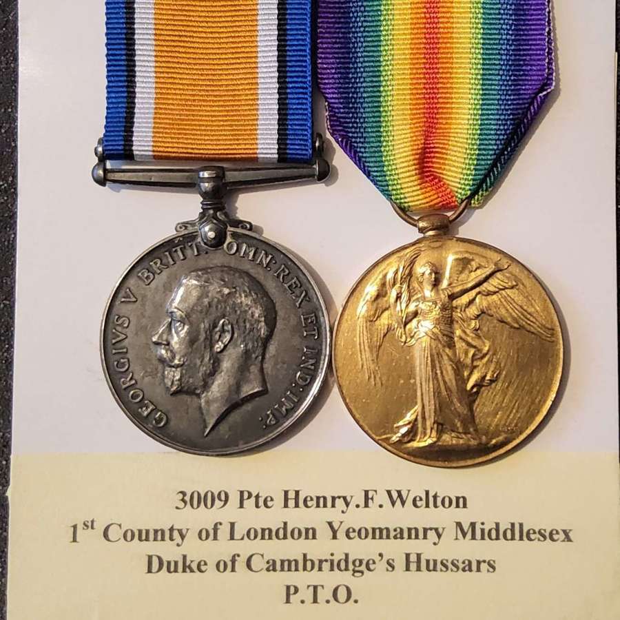 1st county of London yeomanry  middlesex, Duke of Cambridges Hussars