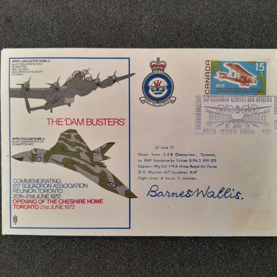 Barnes Wallace signed First day cover