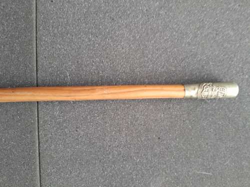 Victorian Cambridge Volunteer Rifles swagger stick