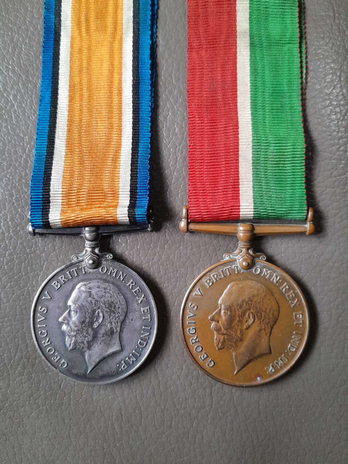 Merchantile Marine Medal to William J Yelloby and British War Medal