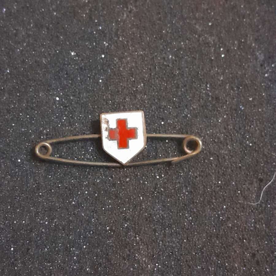 World War One Nurses Red Cross Safety Pin