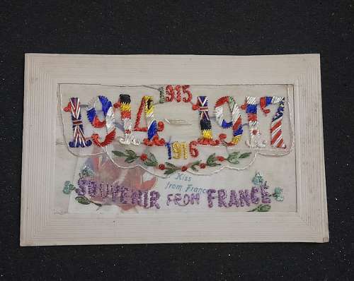 WWI Silk Postcard