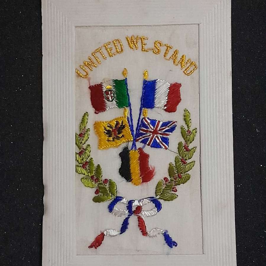 WWI Silk Postcard
