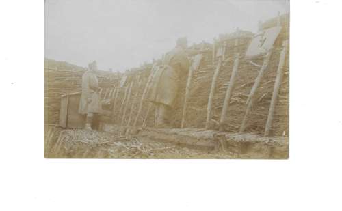 WWI Austro Hungarian troops in Trenches postcard