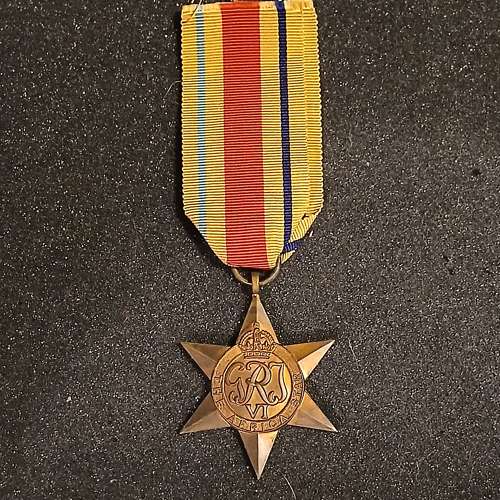 WWII Africa Star