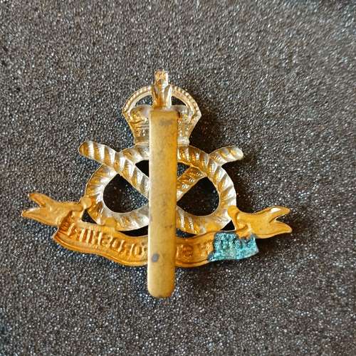 South Staffordshire Regiment Cap Badge