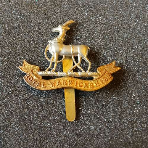 Royal Warwickshire Regiment Cap Badge