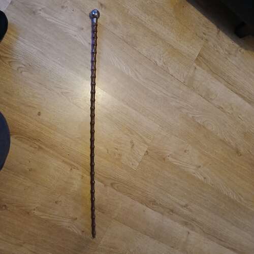 Hallmarked 1903 Cornwall Light Infantry swagger stick dated