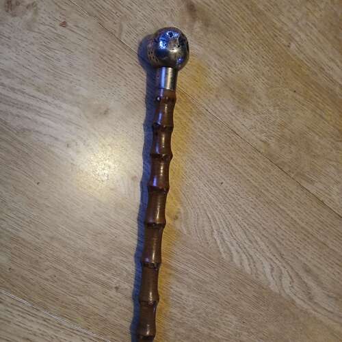 Hallmarked 1903 Cornwall Light Infantry swagger stick dated