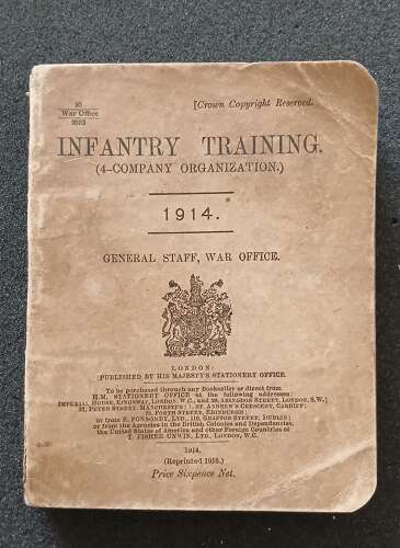 1914 (1916 Edition) Infantry Training Manual