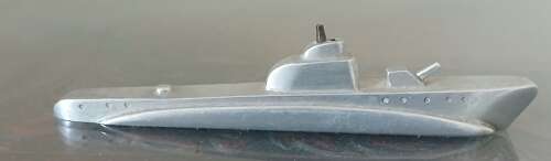 World War Two Trench Art Aluminium Submarine