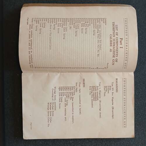 Handbook of the Thompson Submachine Gun 1940 edition