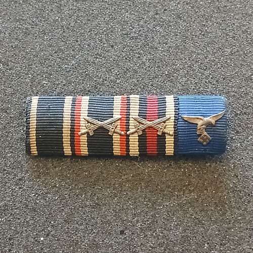 World War one and Two German Ribbon Bar