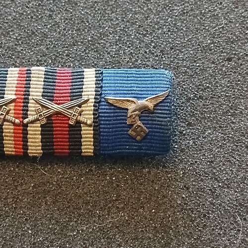 World War one and Two German Ribbon Bar