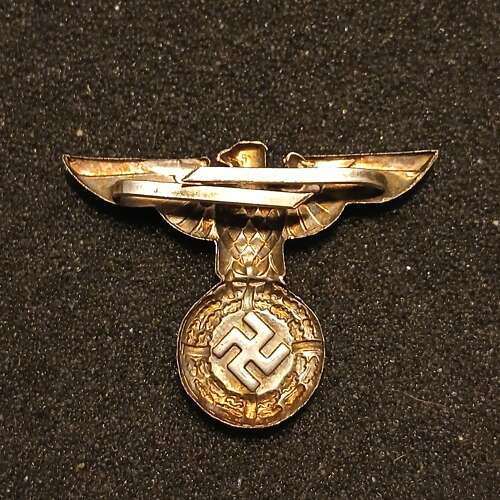 Early NSDAP Cap Badge